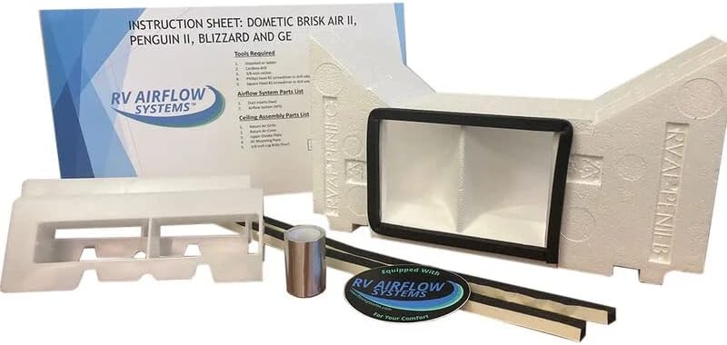 para el acondicionador de aire Dometic Penguin II aumente el volumen de aire de su aire acondicionado a su RV caliente haciéndolo más frío más