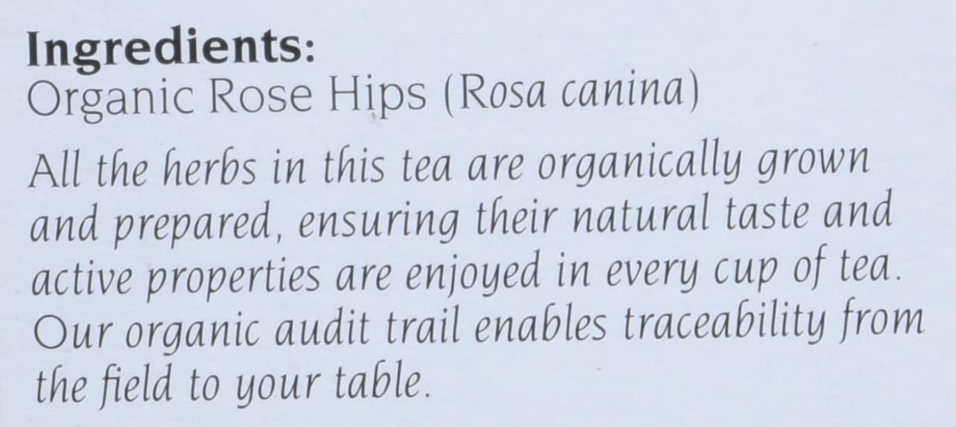 CELEBRATION HERBALS Rose HIPS Tea Organic 24 Bolsa, 0.02 libras