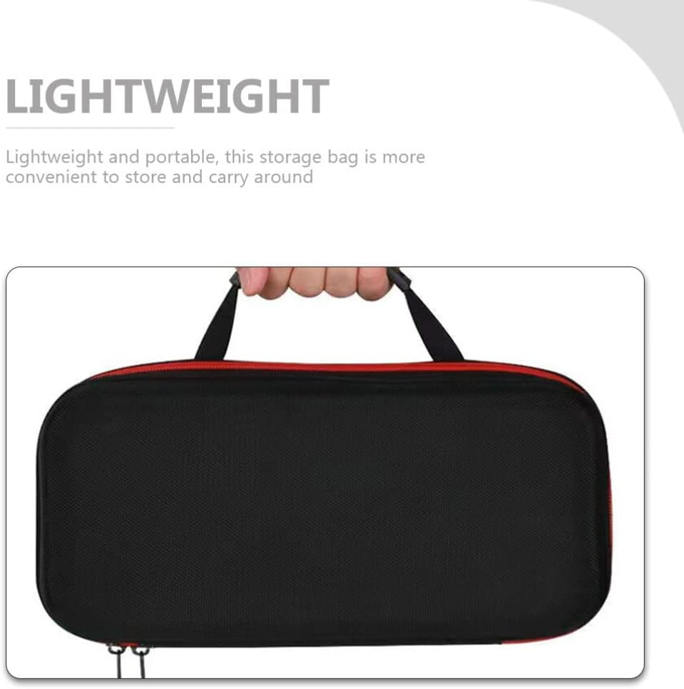 Vaguelly Funda para micrófono, 2 bolsas de micrófono inalámbrico, bolsa de micrófono dual, funda rígida de EVA para micrófono de mano, estuche de