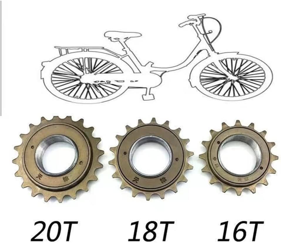 Rueda libre de bicicleta de una sola velocidad de engranaje fijo 14T16T18T20T22T para bicicleta de 1 pieza
