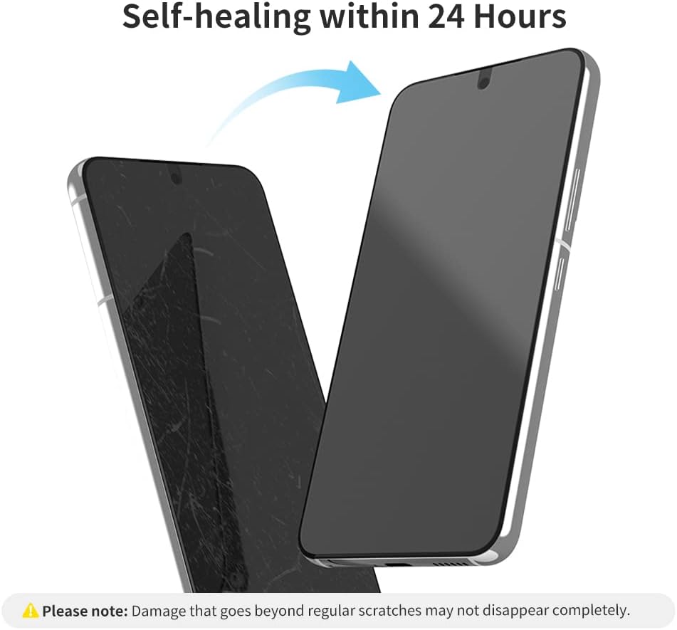 Sinjimoru Samsung Galaxy S23 Series – Protector de pantalla de privacidad autorreparable, antiespía, película de TPU para Samsung Galaxy S23 Ultra