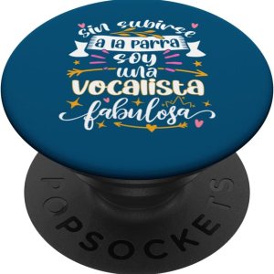 Una Vocalista Fabulosa Divertido Mujer Cantante Música PopSockets Standard PopGrip Una Vocalista Fabulosa Divertido Mujer Cantante Música PopSockets Standard PopGrip