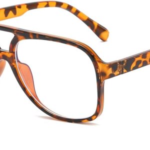 JOVAKIT Gafas de aviador con luz azul para mujeres y hombres, moda retro de los años 70, marco de aviador, gafas de ojo para computadora, antifatiga JOVAKIT Gafas de aviador con luz azul para mujeres y hombres, moda retro de los años 70, marco de aviador, gafas de ojo para computadora, antifatiga