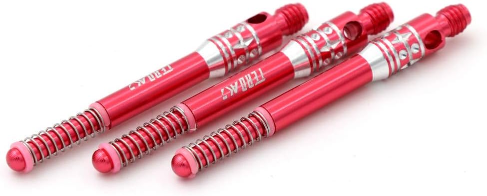 CUESOUL TERO AK7 Aluminum Dart Shafts SML Built-in Spring Telescopic for Steel Tip Darts and Soft Tip Darts,Set of 3 pcs