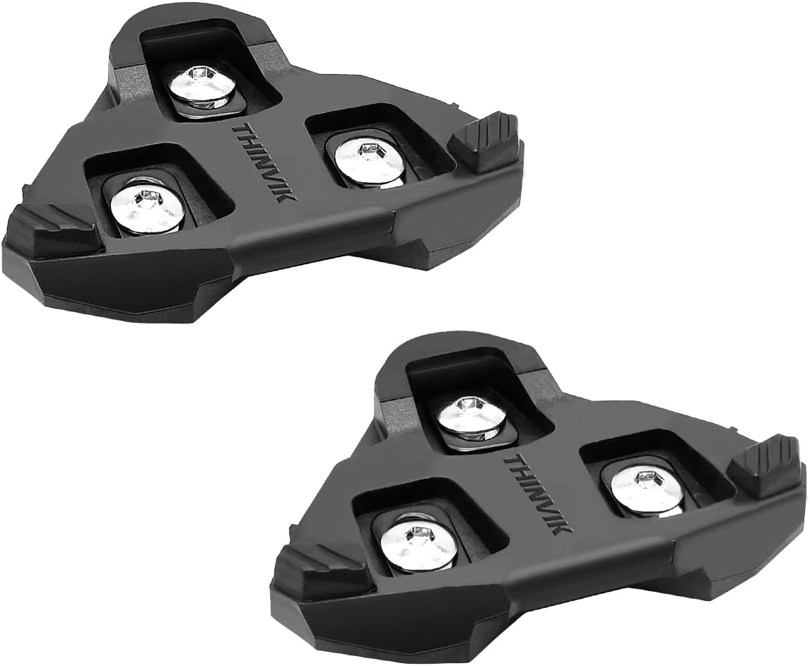 Thinvik Tacos de bicicleta para Look Keo Grip, tacos Keo con diseño de goma antideslizante. Juego de tacos de bicicleta para ciclismo en interiores