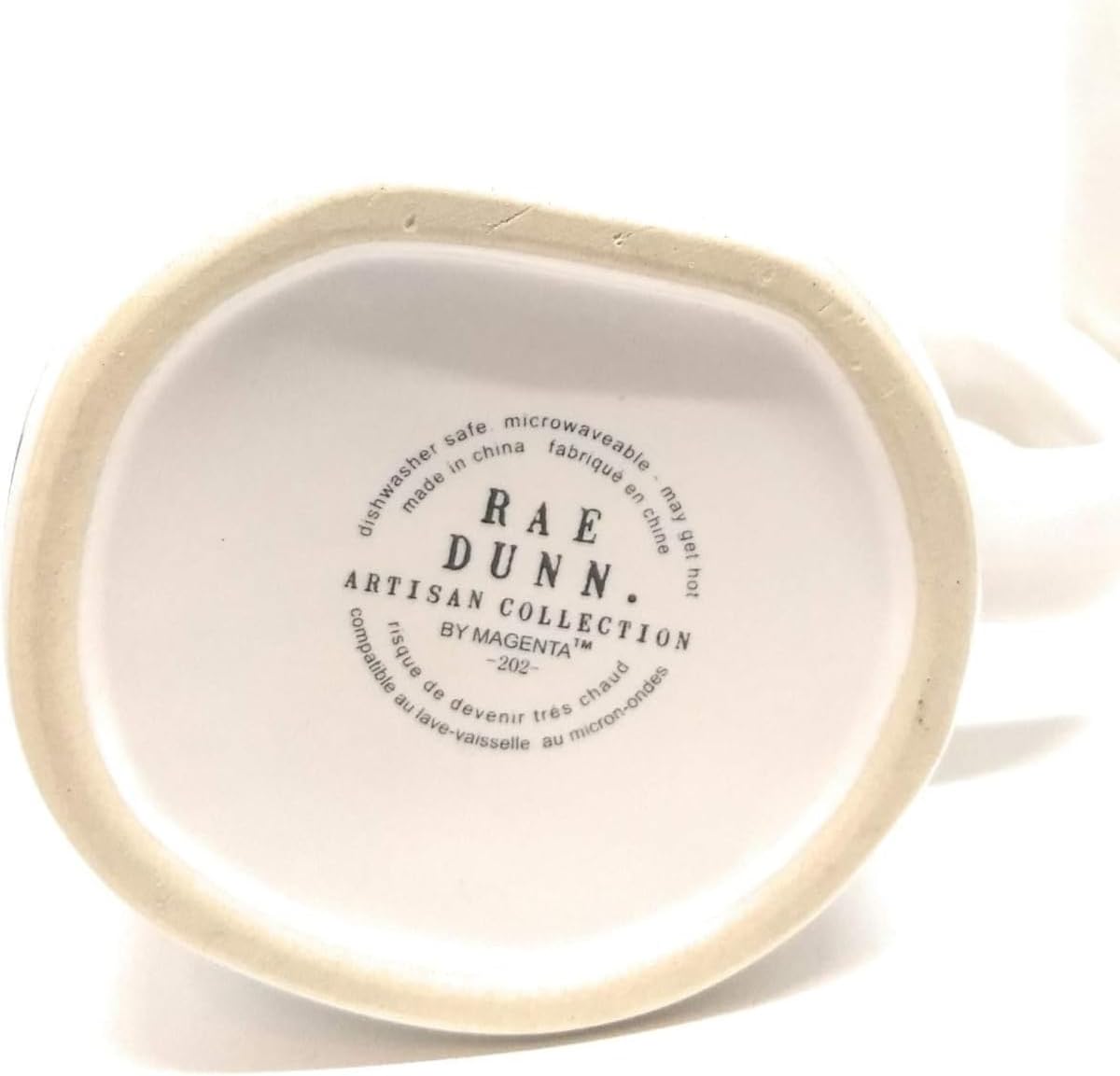 Rae Dunn by Magenta Taza de café de cerámica CRAZY