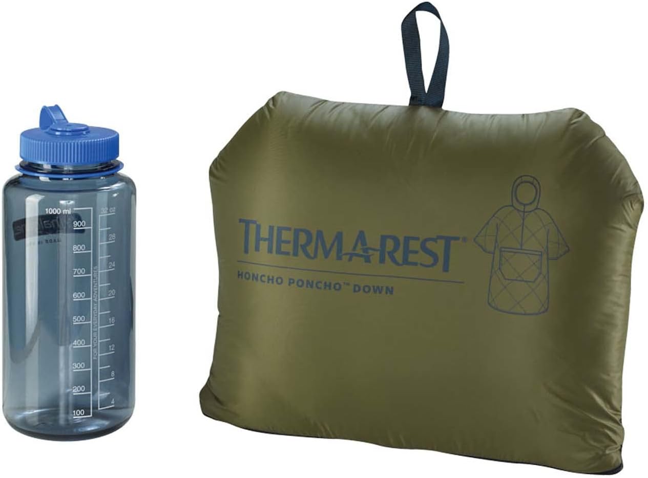 Therm-a-Rest Poncho estándar Honcho Down Wearable Camping Manta