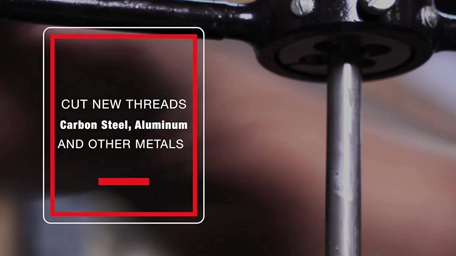 Troquel cilíndrico para roscar, ajustable, de Drill America DWT, de acero rápido (#0-80, 2-12 pulgadas, M1-M52, mano derecha e izquierda, diámetro