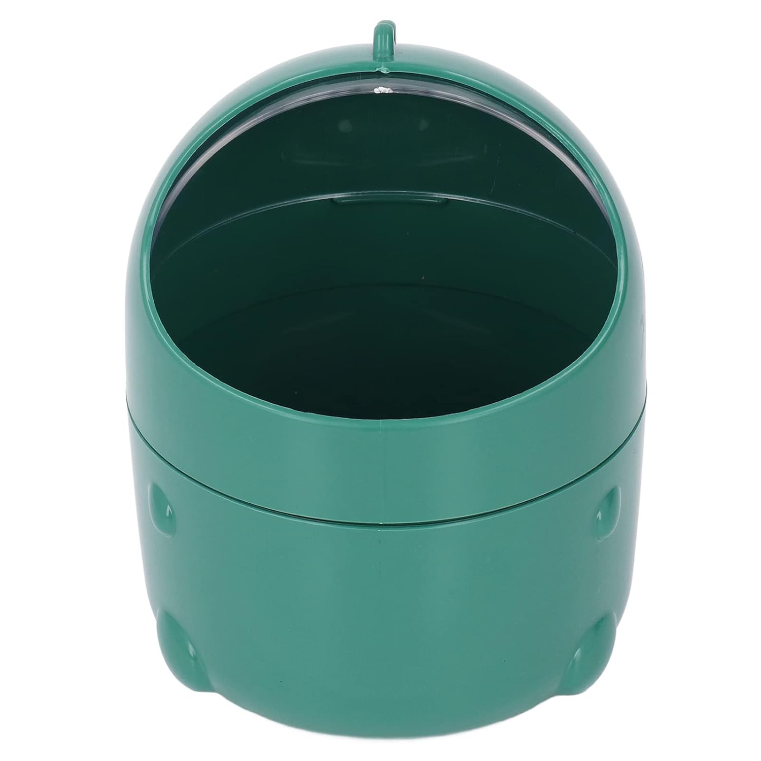 Sorandy Bonito bote de basura pequeño con forma de animal para escritorio con tapa agitada, cubo de basura compacto de gran capacidad para encimera,
