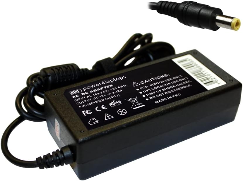 Adaptador de CA de fuente de alimentación para PC de escritorio compatible con Acer Chromebox CXI3-4GKM2 CXI3-4GKM4 65w