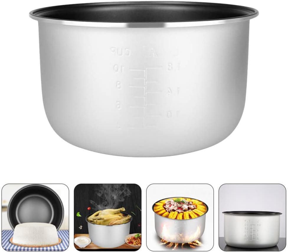 Olla de arrocera interior de repuesto para olla de cocina, revestimiento antiadherente para recipiente de cocción de arroz, tanque interior para