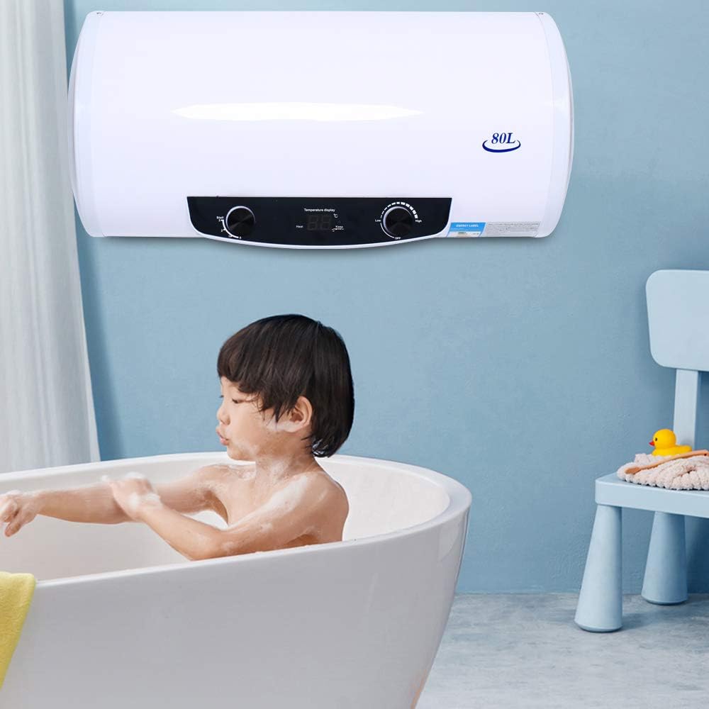 Calentador eléctrico de agua caliente, grifo de tanque de agua grande, grifo de calentamiento rápido, calentador de agua IPX4, nivel a prueba de