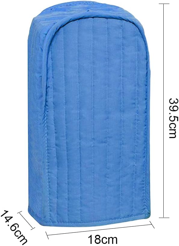 Cubierta antipolvo negra del poliéster de la huella dactilar para la licuadora, 15.6in x 7.1in x 5.6in