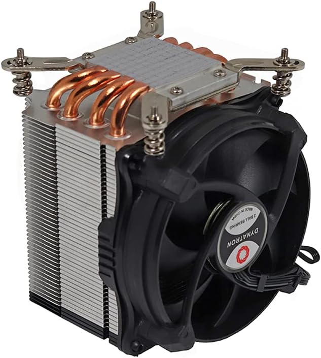 Dynatron Q6 Alder Lake-S Socket LGA 1700 Disipador de calor de CPU y ventilador PWM, 125 W TDP