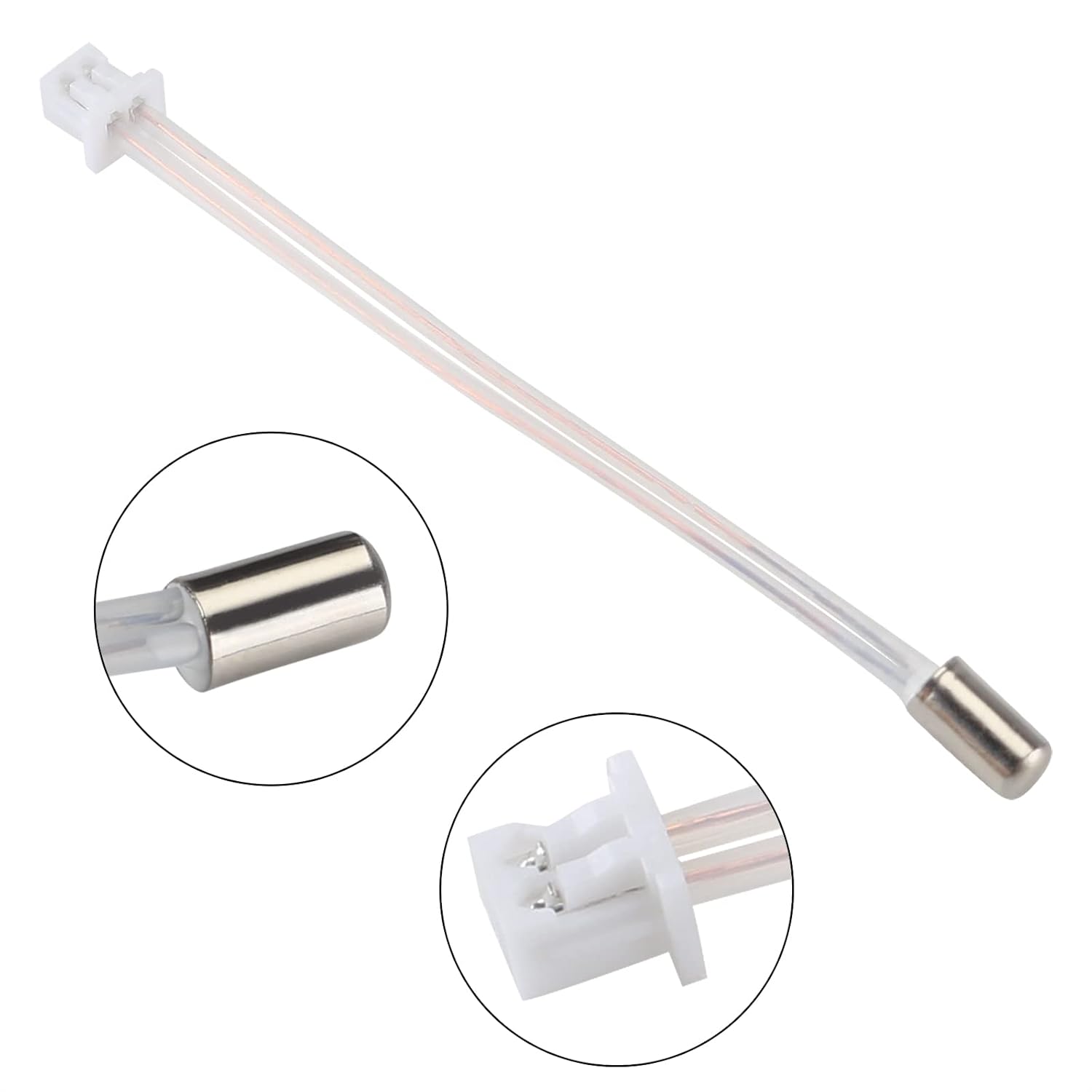 Imdinnogo BCZAMD Ender 3 S1 Pro NTC100K Sensor de temperatura termistor para Spritee Extrusora Hotend Bloque de calentador de alta temperatura