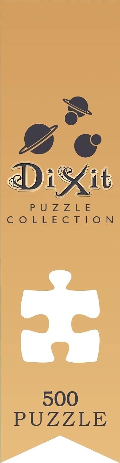 Dixit Detours – Rompecabezas de 500 piezas, divertido para niños y adultos, fácil de enmarcar, incluye una tarjeta exclusiva con ilustraciones de