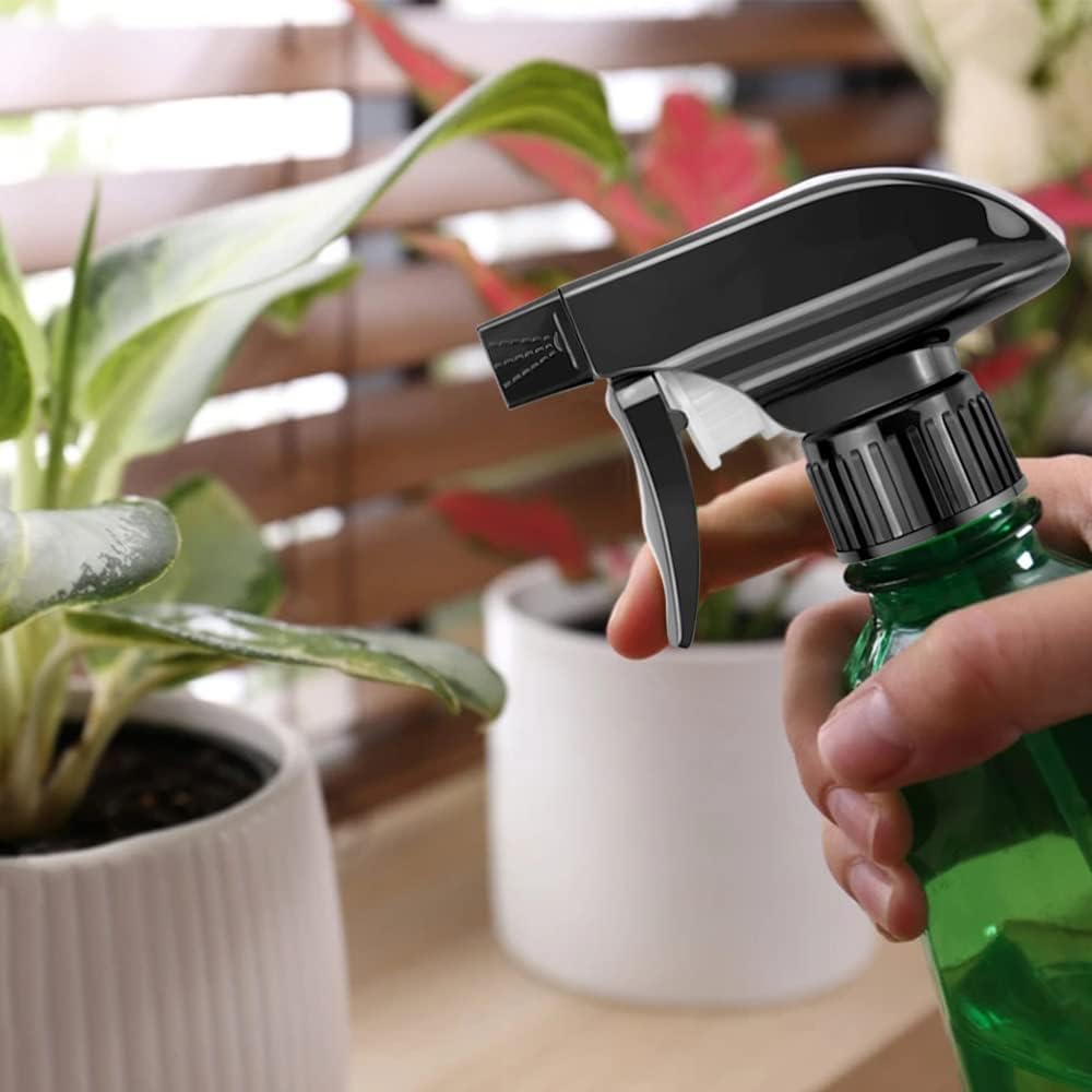 Paquete de 4 cabezales de boquilla de repuesto para botellas de plástico de vidrio de 8 oz16 onzas, apto para limpiadores de ventanas, aromaterapia,