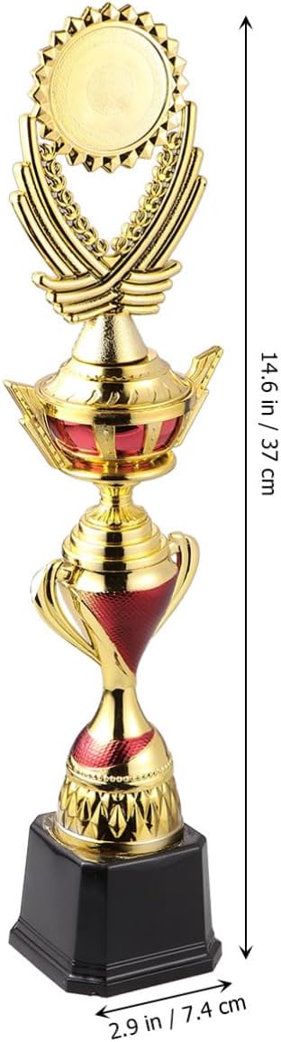 2 Pcs Plastic Trophy Award Trophy Cup Victory Award Plastic Award Trophy The Medal Student Small Trophy Universal