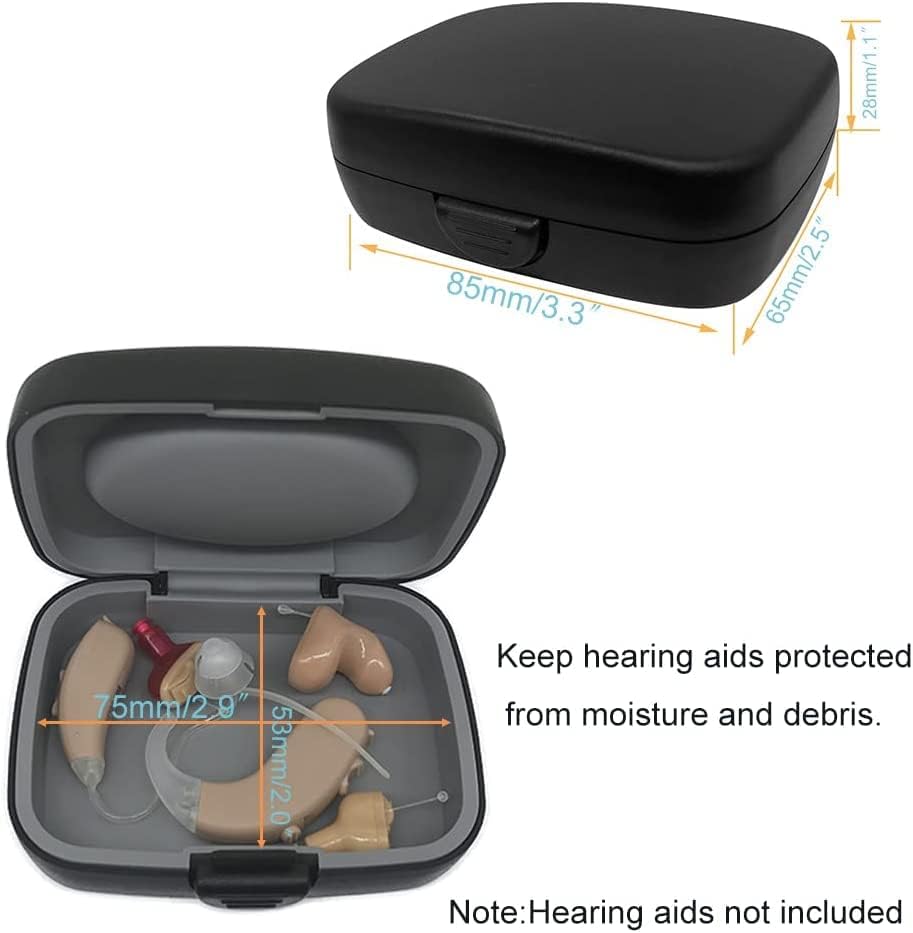 Kit de limpieza de audífonos de 13 piezas, herramientas de cepillo para amplificador auditivo con bucle de cera e imán, adecuado para auriculares,