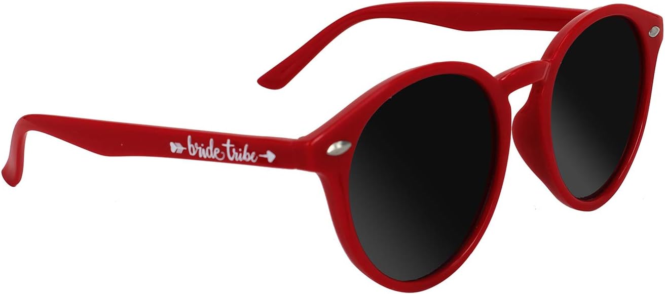 LADY&HOME Gafas de sol de ojo de gato para despedida de soltera, gafas de sol de dama de honor, suministros de despedida de soltera, 10 piezas