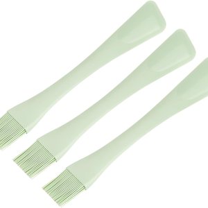 uxcell Espátula y cepillo de silicona, utensilios de cocina de doble uso de 10 pulgadas para hornear, cocinar, cian, 3 unidades uxcell Espátula y cepillo de silicona, utensilios de cocina de doble uso de 10 pulgadas para hornear, cocinar, cian, 3 unidades