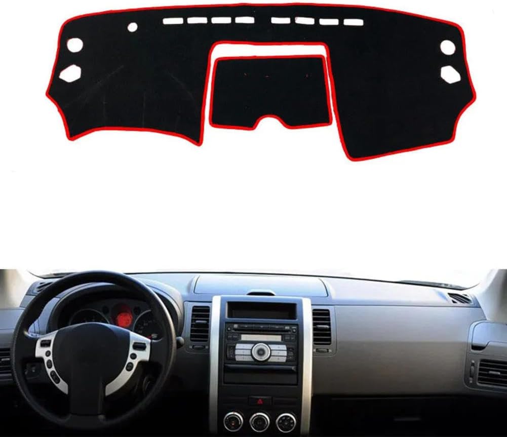Para Nissan X-Trail X Trail T31 2008-2013, LHD Car Dashboard Cover Mat Shade Cushion Pad Alfombra Accesorios