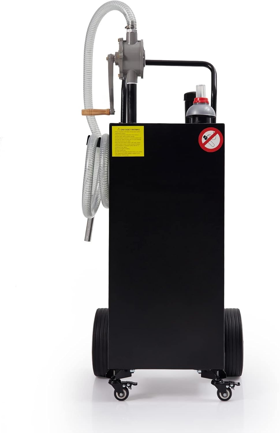 MERXENG Carrito de gas de 40 galones con bomba, tanque de almacenamiento de combustible portátil, lata grande de gasolina diésel para barco, ATV,