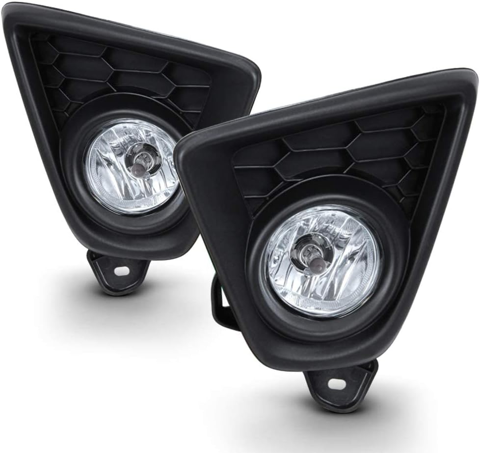 ACANII – Para 2013-2016 Mazda CX-5 CX5 Parachoques Luces antiniebla Lámpara de conducción wConjunto de interruptor lado del conductor y del pasajero