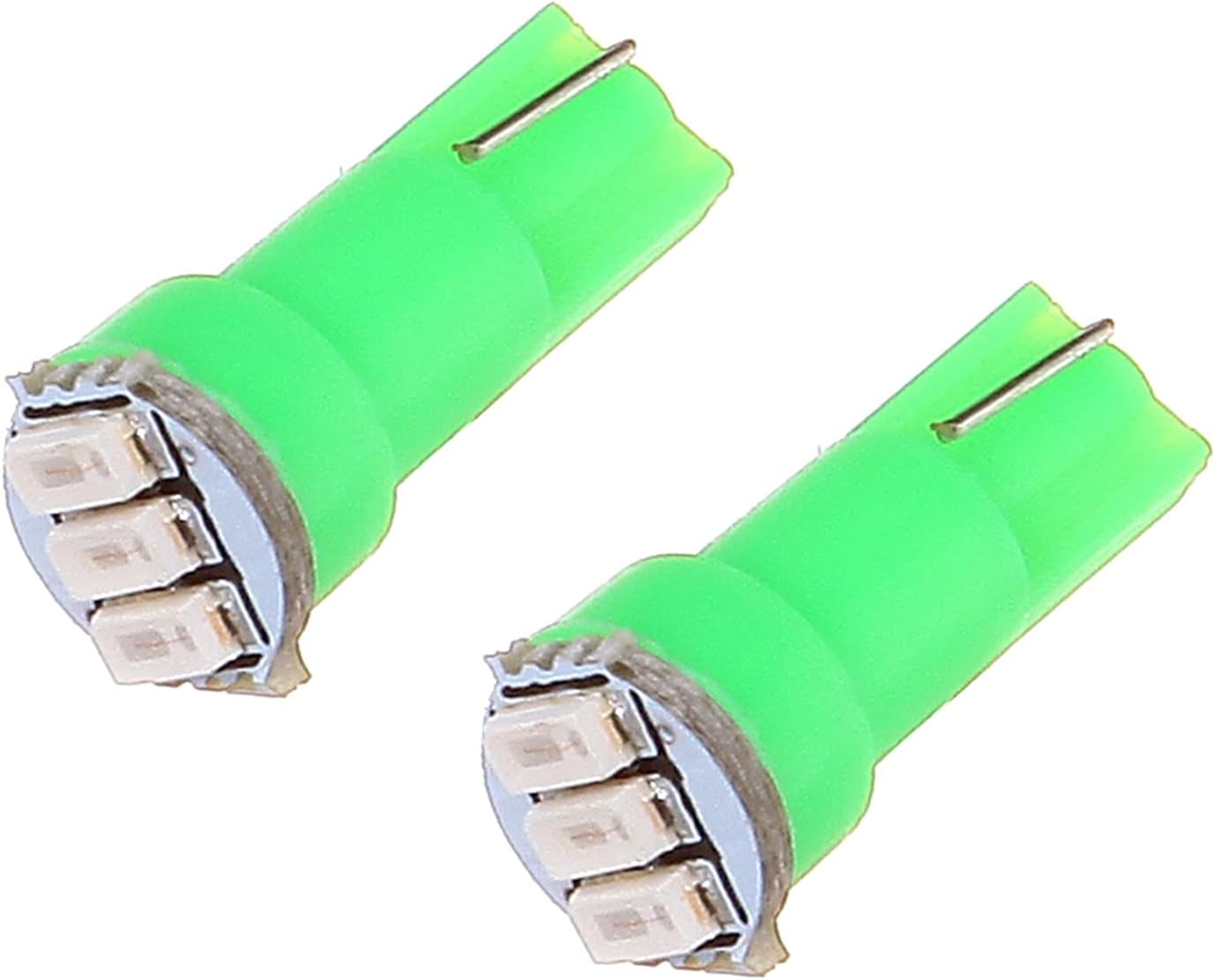 Bombillas de luces LED para tablero 20x T5 17 74 73 3-3014SMD, Verde