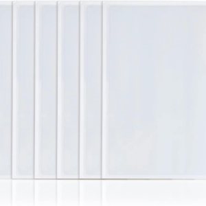 TOTiyea Paquete de 50 bolsillos adhesivos transparentes para fundas de tarjetas de índice y planificadores, carga superior, soporte de etiquetas de TOTiyea Paquete de 50 bolsillos adhesivos transparentes para fundas de tarjetas de índice y planificadores, carga superior, soporte de etiquetas de