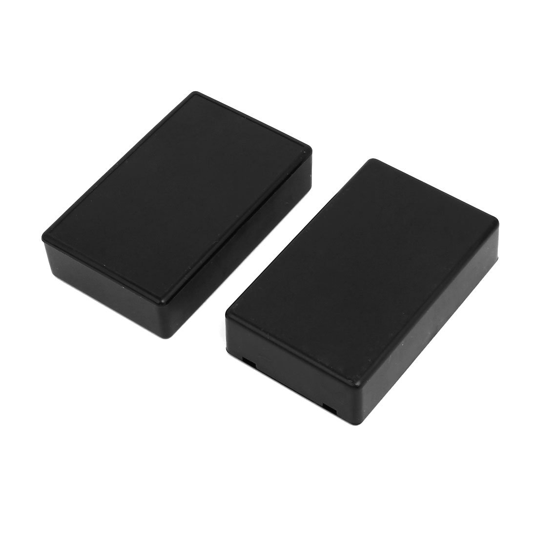uxcell 3.150 inx1.969 inx0.787 in a prueba de polvo IP65 caja de conexiones recinto eléctrico proyecto negro 6PCS