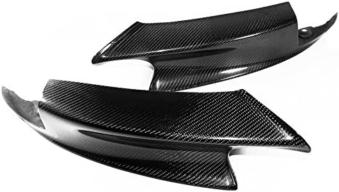 Divisores de labios de parachoques delantero de fibra de carbono real para BMW 2007-2013 E90 E92 E93 M3 SedánCoupeConvertible