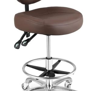 Silla ergonómica de dibujo con respaldo, silla de oficina alta para escritorio de pie, anillo ajustable para el pie, taburetes giratorios para Silla ergonómica de dibujo con respaldo, silla de oficina alta para escritorio de pie, anillo ajustable para el pie, taburetes giratorios para