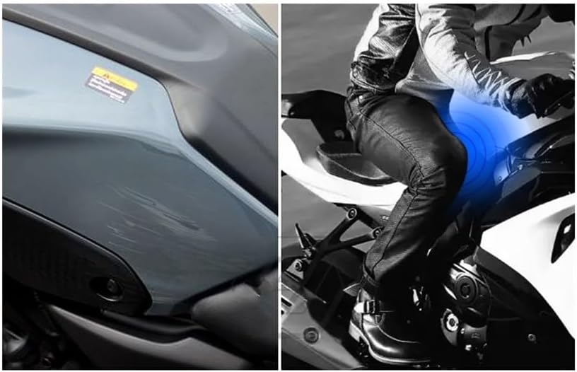 Adhesivos para almohadilla de depósito, accesorios de motocicleta, almohadilla lateral para tanque de protección, alfombrilla de agarre para rodilla
