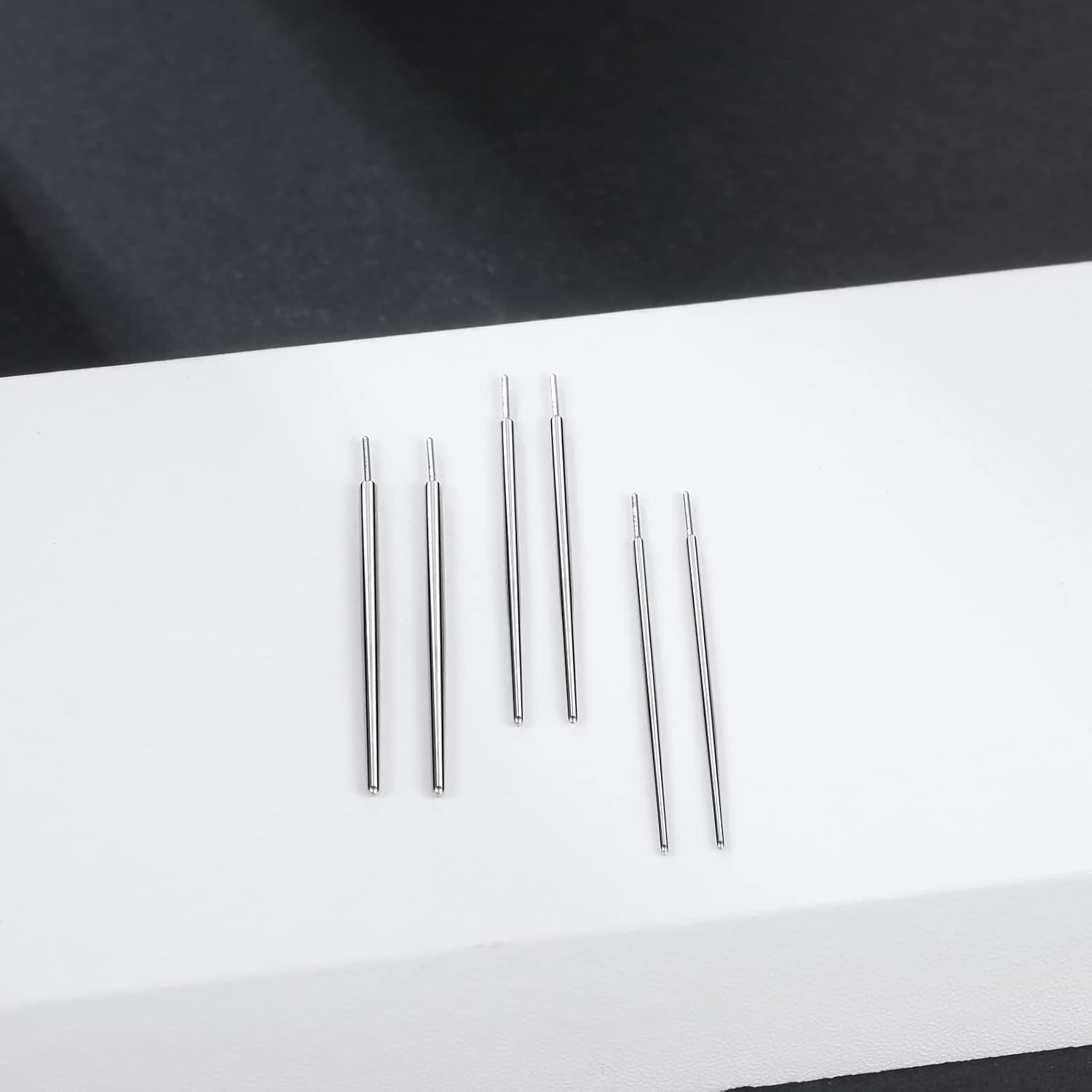 Xpircn Piercing cónico sin rosca, 20G, 18G, 16G, 14G, acero inoxidable, pasador de inserción para labio, nariz, monore, cartílago, oreja, tragus,