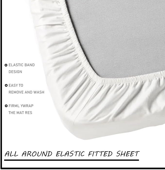 Forest Sheets – Juego de sábanas de cama natural, sábanas y fundas de almohada estampadas, 4 piezas, sábana bajera ajustable de microfibra suave con