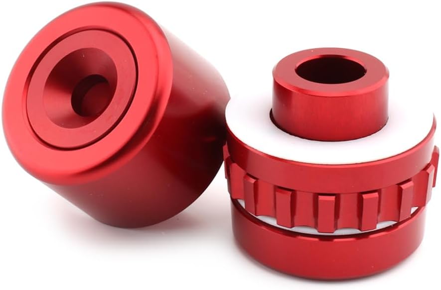 FSFY – Barra de extremo de abrazadera de acelerador con bloqueo de acelerador para BMW F800GT F650GS F900XR, rojo