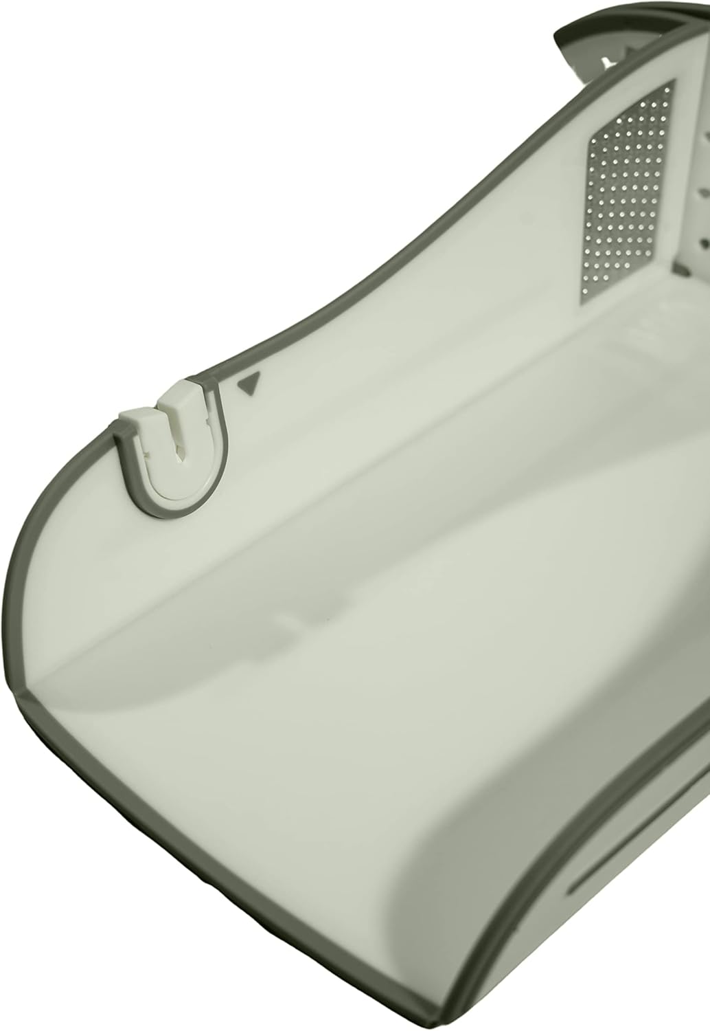 Prime Picks – Tabla de cortar plegable 6 en 1, tabla de cortar de plástico multifuncional para cocina con rallador (blanco)