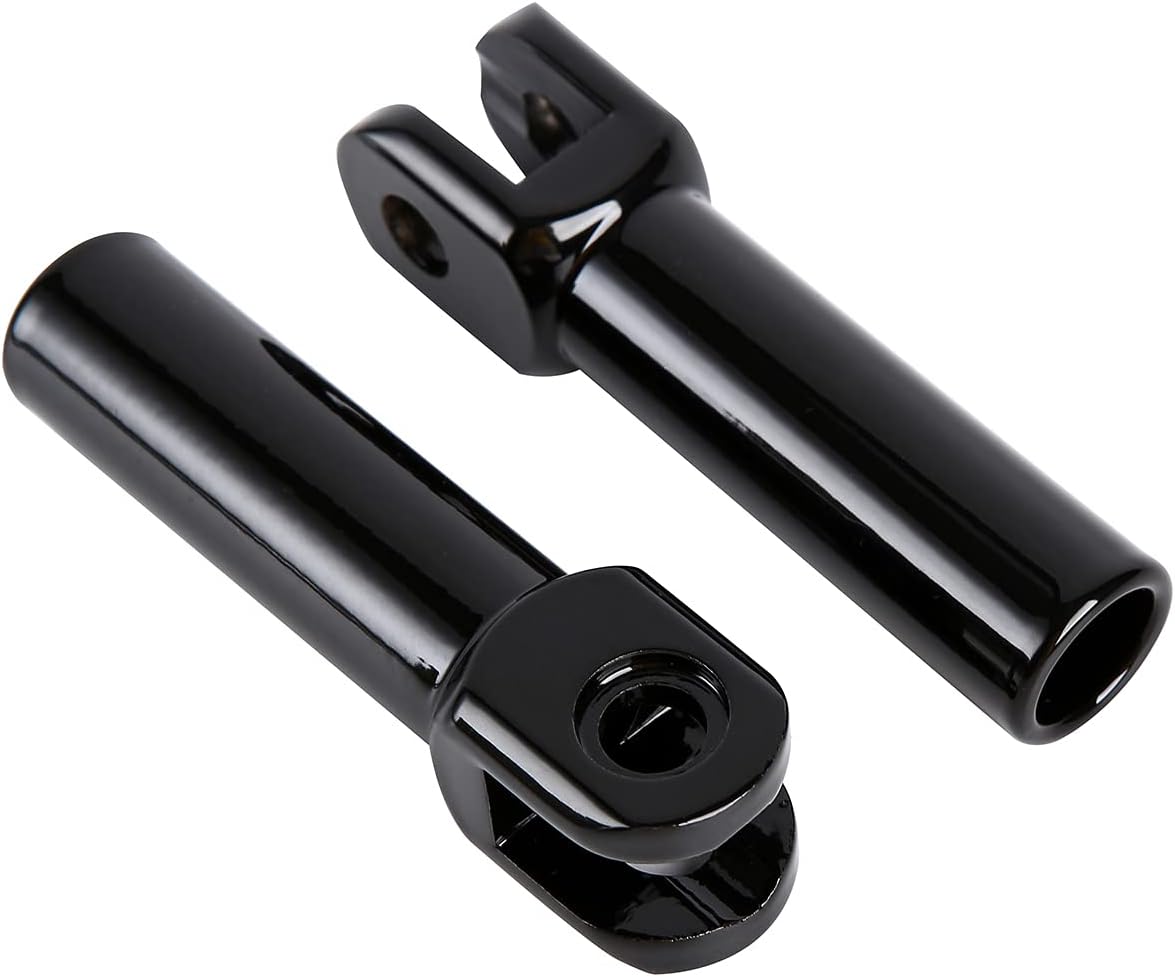 Soporte para estribera de pasajero de 3-910 pulgadas, soportes para clavijas para Harley Davidson Softail 2000-2021, negro brillante