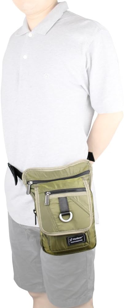 Impermeable Airsoft táctico gota pierna bolsa bolsa panel motocicleta bolsa