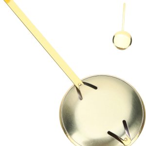 DOITOOL Reloj de pared de cuarzo, mecanismo de reemplazo de reloj de péndulo, pieza de reloj de pared, reloj de pared dorado, kit de moda antigua, DOITOOL Reloj de pared de cuarzo, mecanismo de reemplazo de reloj de péndulo, pieza de reloj de pared, reloj de pared dorado, kit de moda antigua,