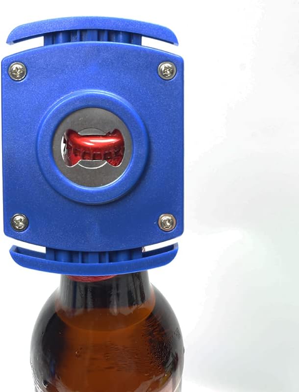 Two-in-one Blue Manual Cutting Can Opener for Beer, Iced Coffee, Soda, Canned Wine & Cocktails, Energy Drinks Can Top Remover for 8-19 Oz Beverage