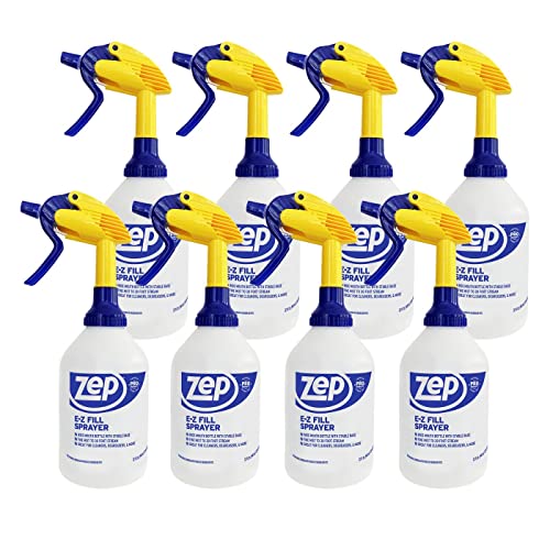 Zep High Output Chemical Pro Pulverizador de 32 onzas (caja de 8), boca ancha para un fácil vertido