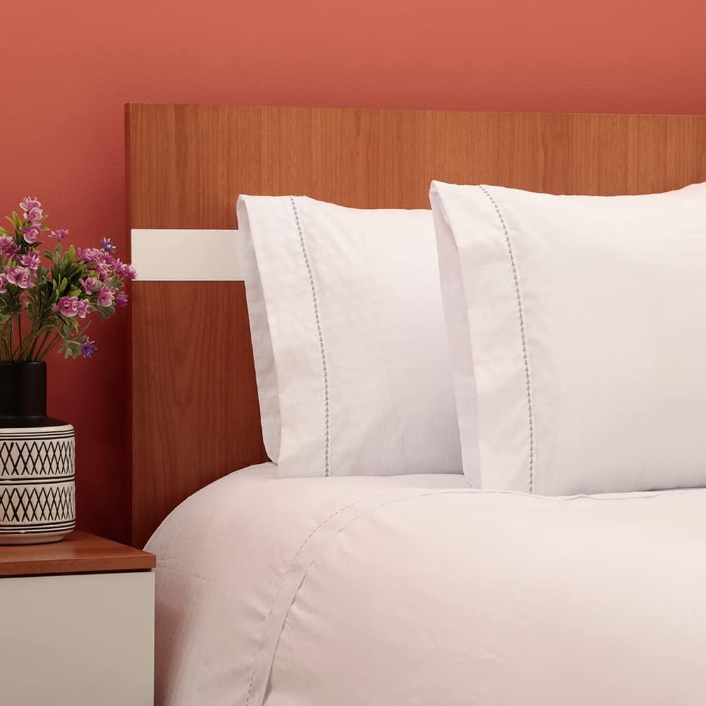 Homii Hotel – Juego de sábanas y fundas de almohada de lujo con bolsillos de 16 pulgadas de profundidad, microfibra ultrasuave, fácil ajuste,