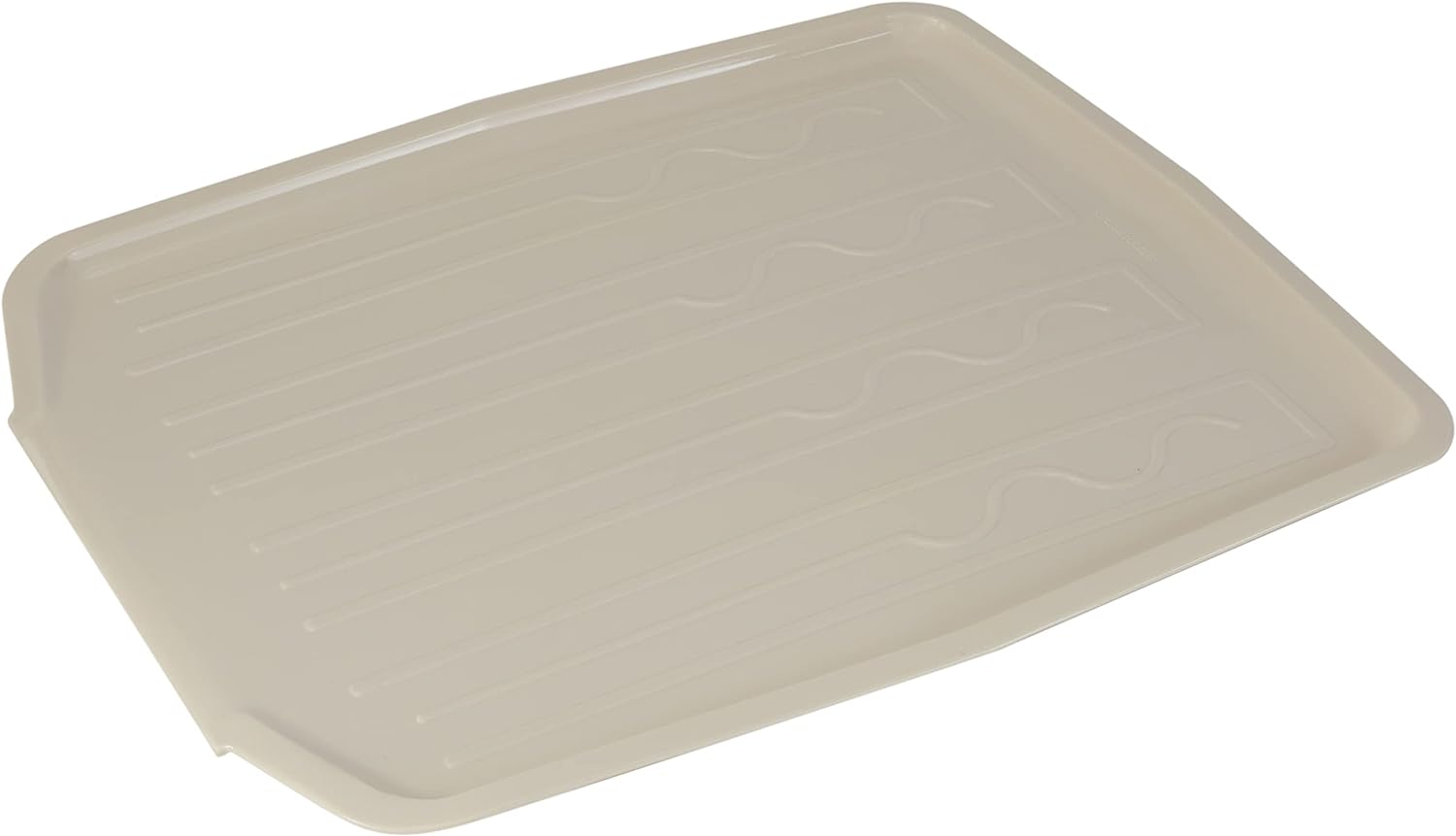 Kitchen Details Bandeja de drenaje para encimera  Dimensiones 18 x 15 x 1 pulgadas  Diseñada para escurreplatos autónomos  Duradero  Evita la
