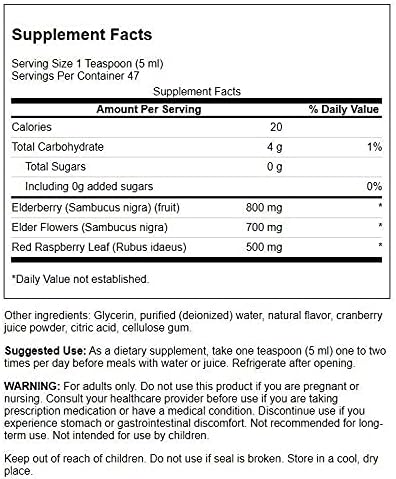 Swanson Jarabe de extracto de saúco 8 onzas líquidas (8.0 fl oz)