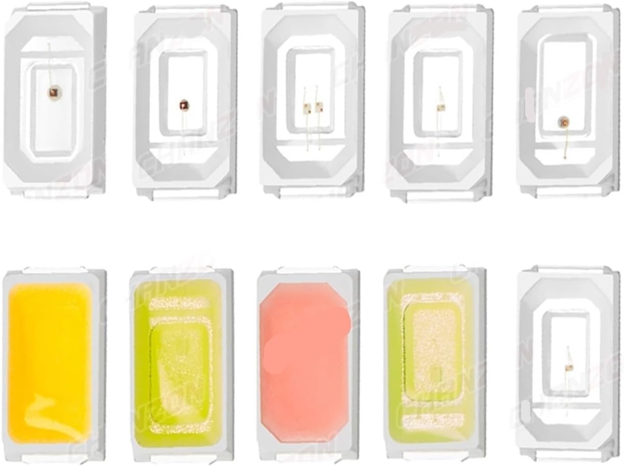 10 chips de diodo LED SMD 5730 5630 de 0.1 W, 0.2 W, 0.5 W, blanco cálido, rojo, verde, azul, amarillo, naranja, UV, morado, rosa, emisión de