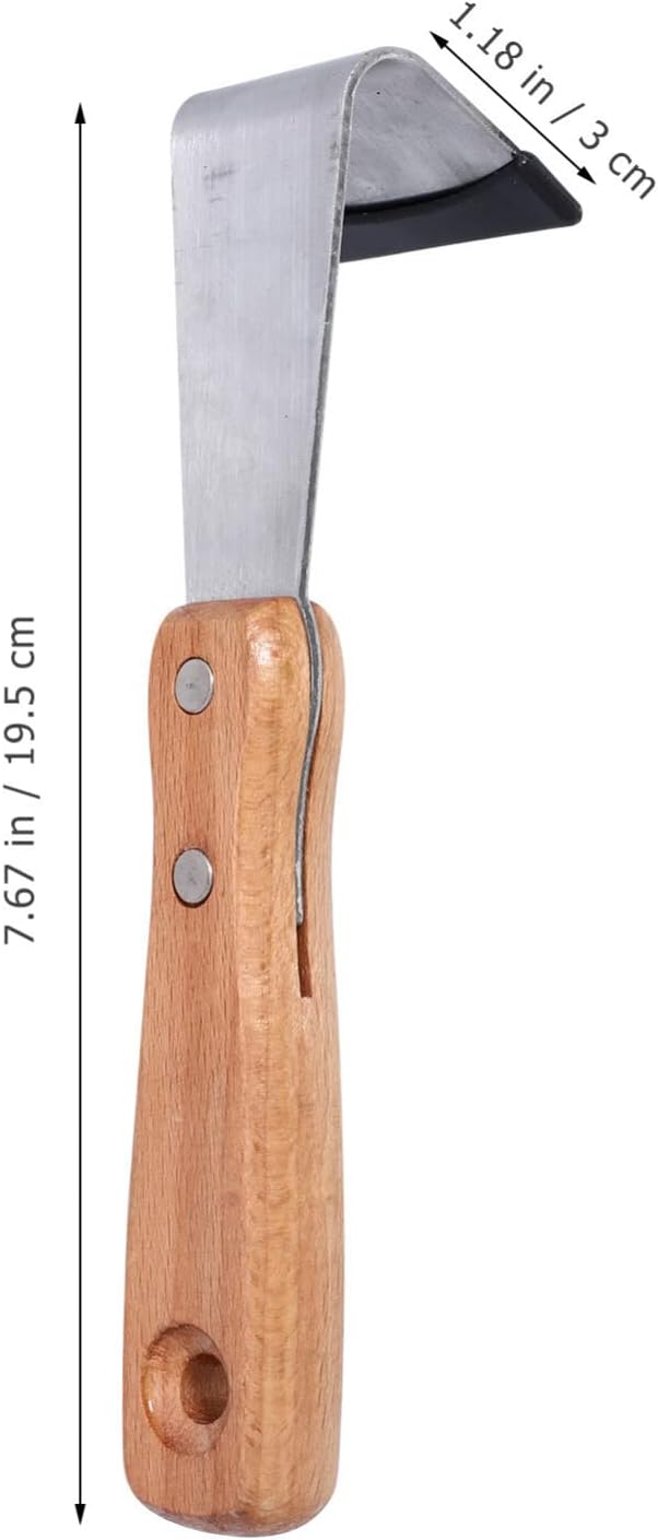 Housoutil Herramientas de mano herramienta de afeitado de corteza de espada de corteza, 2 piezas, pelador de troncos, cortador de injerto de árbol,