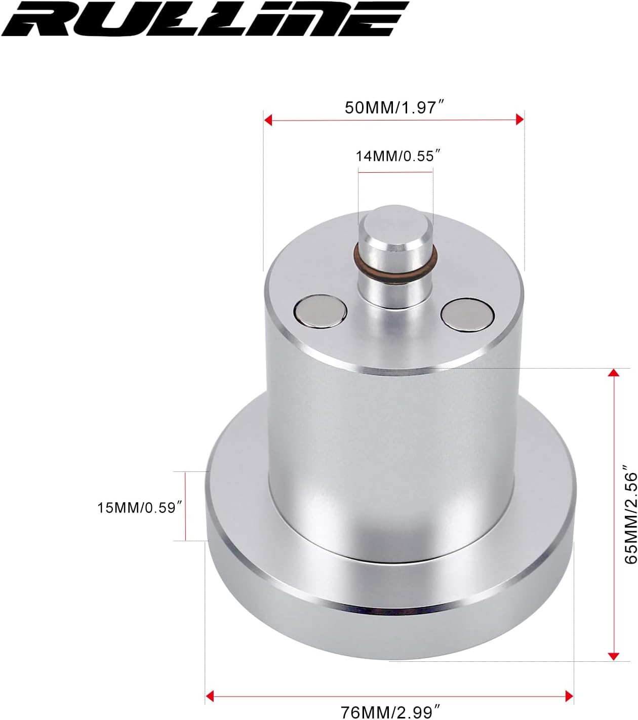 RULLINE Jack Pucks de aluminio Jack Jack Lift Pad Adaptador de punto de elevación con magnético y fácil de sostener en la esquina compatible con