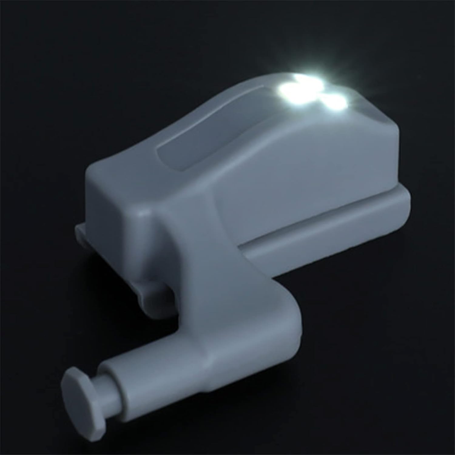 12 piezas de luz LED con bisagra de armario de armario, luz universal con sensor para cocina moderna, armario de hogar, armario, armario, lámpara –